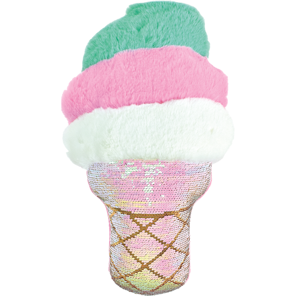 Ice cream cone outlet pillow